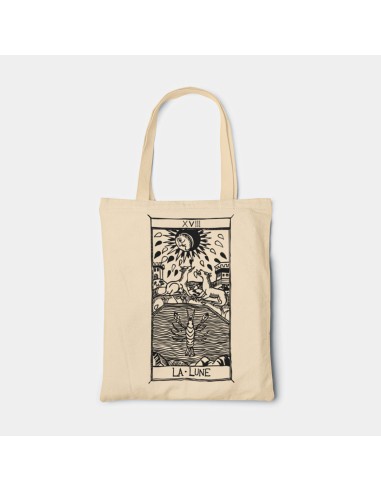 Shopper Bag Tarot De Marseille Bag La Lune XVIII