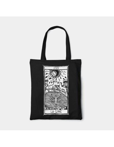 Shopper Bag Tarot De Marseille Bag La Lune XVIII