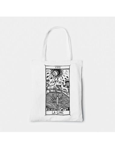 Shopper Bag Tarot De Marseille Bag La Lune XVIII