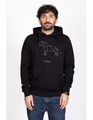 Origami Pitbull Men's Hoodie