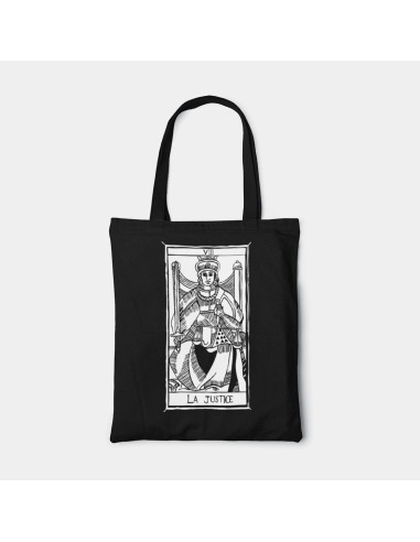 Shopper Bag Tarot De Marseille Bag The Justice VIII