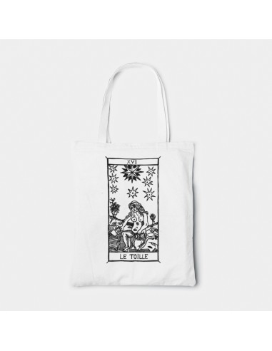 Borsa Tote bag shopper bag"Tarot De Marseille" Tarocchi di Marsiglia  L’etoille XVII