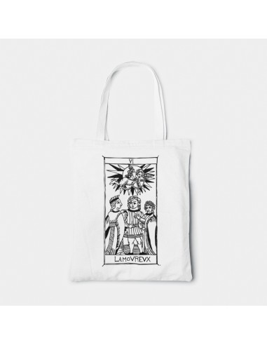 Borsa Tote bag shopper bag"Tarot De Marseille" Tarocchi di Marsiglia  L’amoureux VI