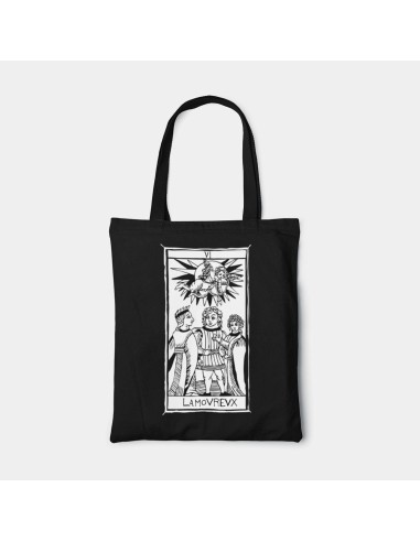 Borsa Tote bag shopper bag"Tarot De Marseille" Tarocchi di Marsiglia  L’amoureux VI