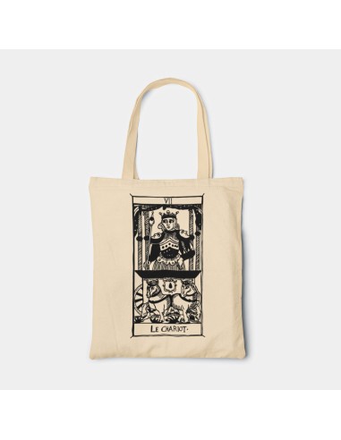 Shopper Bag Tarot De Marseille Bag Le Chariot VII