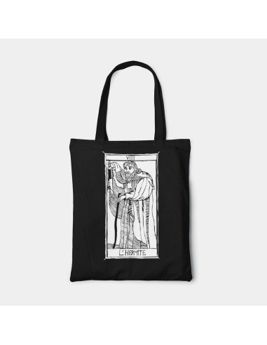 Borsa Tote bag shopper bag"Tarot De Marseille" Tarocchi di Marsiglia  L’hermite IX