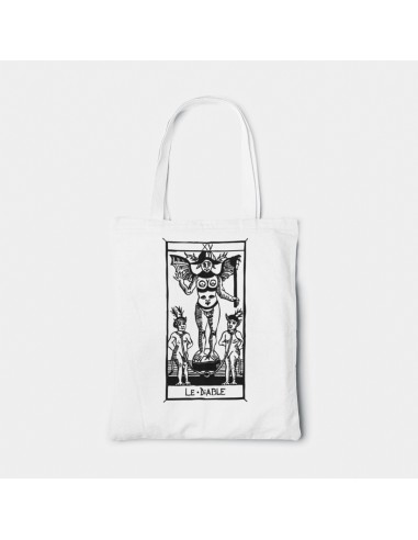 Shopper Bag Tarot De Marseille Bag Le Diable XV