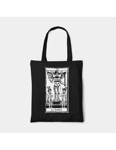 Shopper Bag Tarot De Marseille Bag Le Diable XV