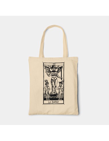 Borsa Tote bag shopper bag"Tarot De Marseille" Tarocchi di Marsiglia  Le Diable XV