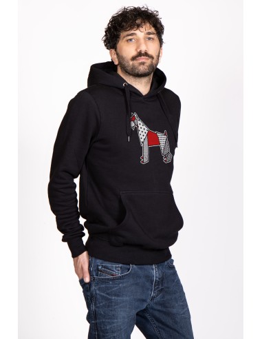 Pop Origami Schnauzer Men's Hoodie