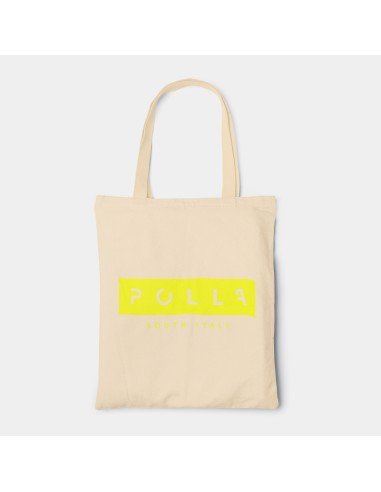 Shopper Bag Polla Bag Fluo Yellow Print