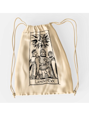 Drawstring Bag Sacca Tarot De Marseille L'amoureux VI