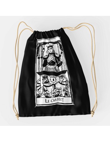 Drawstring Bag Sacca Tarot De Marseille Le Chariot VII