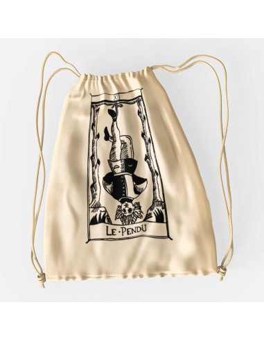 Sacca Drawstring bag shopper bag"Tarot De Marseille" Tarocchi di Marsiglia  Le Pendu XII