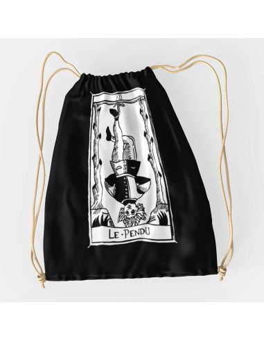 Sacca Drawstring bag shopper bag"Tarot De Marseille" Tarocchi di Marsiglia  Le Pendu XII