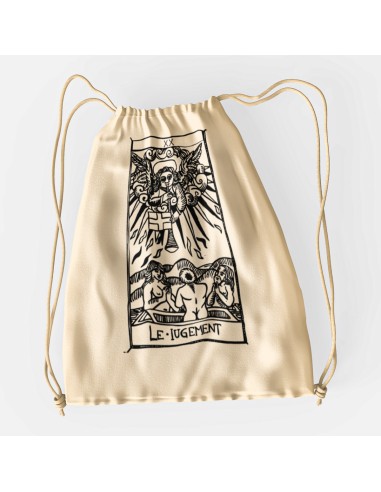 Drawstring Bag Sacca Tarot De Marseille Le Jugement XX