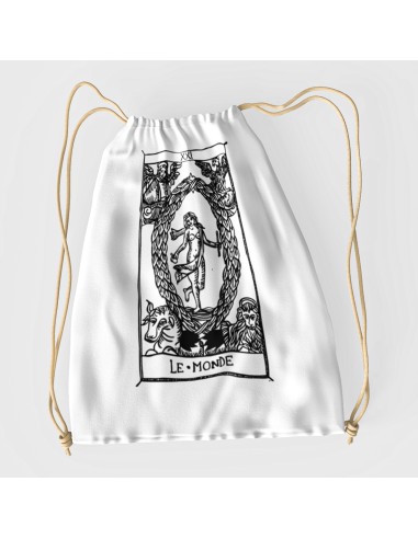 Drawstring Bag Tarot De Marseille Le Monde XXI