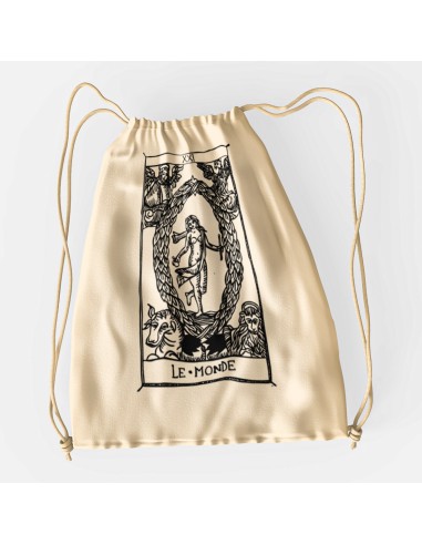 Drawstring Bag Tarot De Marseille Le Monde XXI