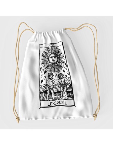 Drawstring Bag Sacca Tarot De Marseille Le Soleil XIX