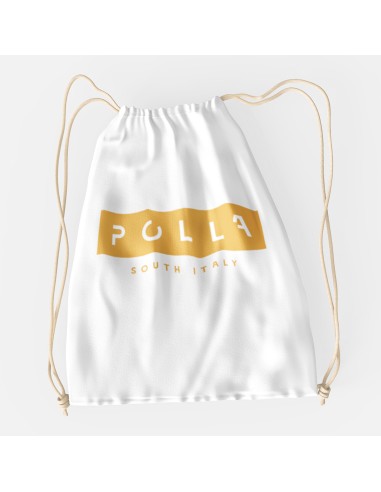 Drawstring Bag Polla Print Yellow