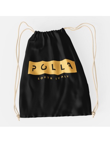 Drawstring Bag Polla Print Yellow