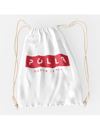 Drawstring Bag Polla Print Red