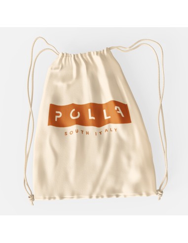 Drawstring Bag Polla Print Orange