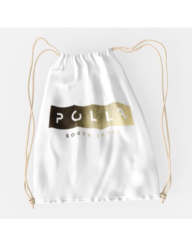 Drawstring Bag Polla Gold Print