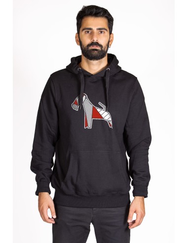 Pop Origami Fox Terrier Men's Hoodie