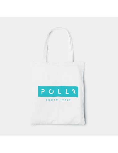 Shopper Bag Polla Print Light Blue