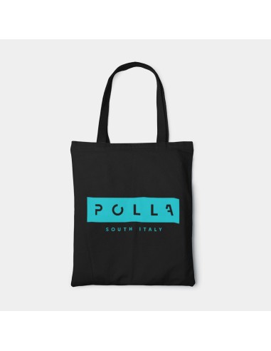 Shopper Bag Polla Print Light Blue