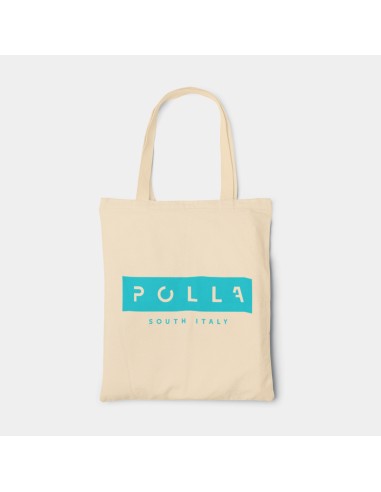 Shopper Bag Borsa Polla Stampa Azzurro