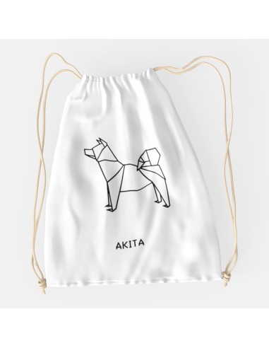 Drawstring Bag Akita Origami Bag