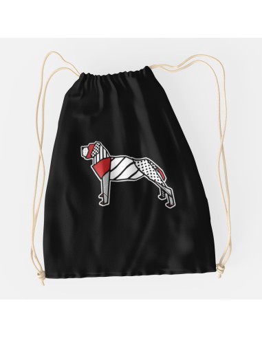 Drawstring Bag Pop Origami American Mastiff