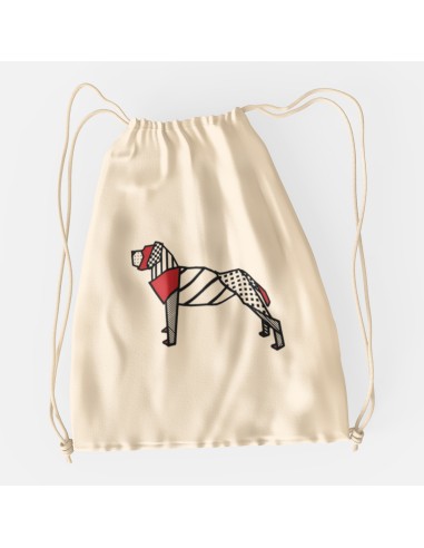 Drawstring Bag Sacca Pop Origami American Mastiff