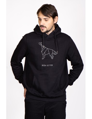 Origami Irish Setter Men's Hoodie