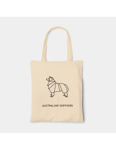 Shopper Bag Origami Australian Shepherd Bag