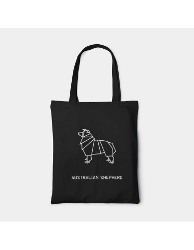 Shopper Bag Origami Australian Shepherd Bag