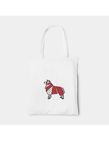 Shopper Bag Pop Origami Australian Shepherd Bag