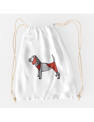 Drawstring Bag Sacca Pop Origami Beagle