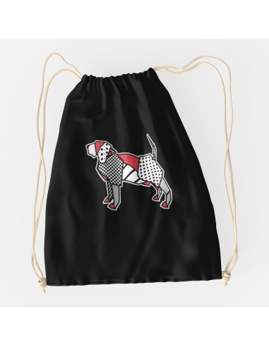 Drawstring Bag Pop Origami Bloodhound