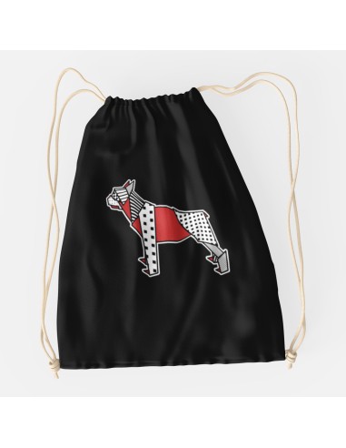 Drawstring Bag Pop Origami Boston Terrier