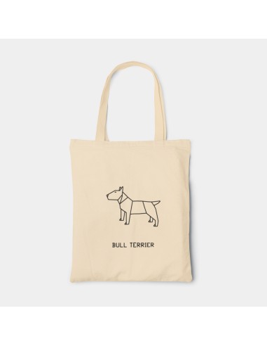 Shopper Bag Origami Bull Terrier Bag