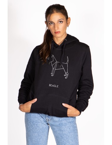 Origami Beagle Women's Hoodie