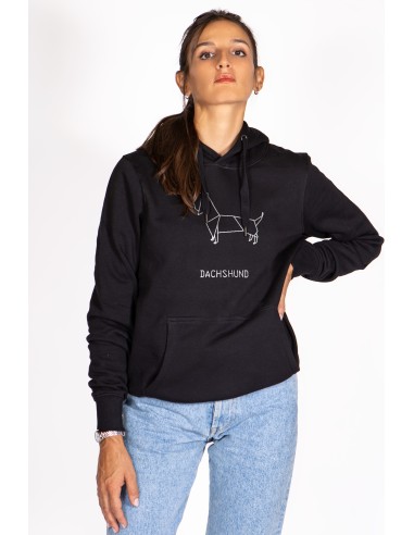 Origami Dachsund Women's Hoodie