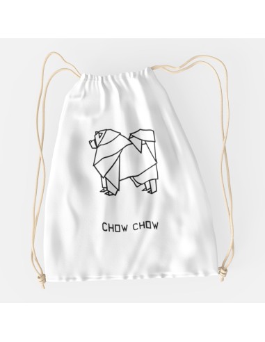 Drawstring Bag Sacca Origami Chow Chow