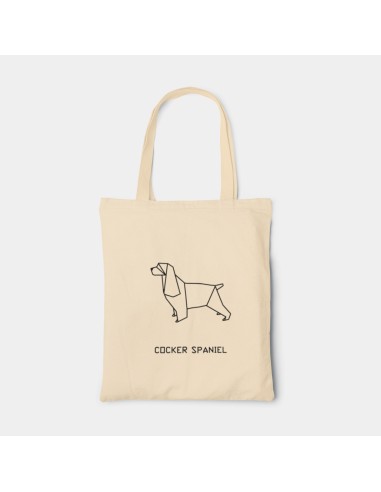 Shopper Bag Borsa Origami Cocker Spaniel