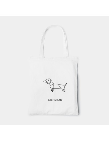 Shopper Bag Borsa Origami Dachshund