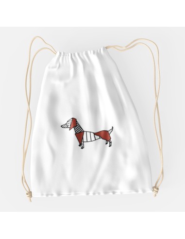 Drawstring Bag Sacca Pop Origami Dachshund