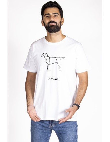 T-shirt Men's Origami Labrador